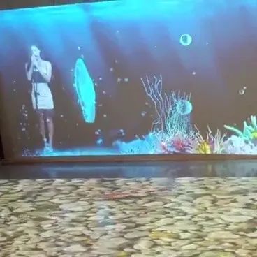 陜西水族館沉浸式投影互動體驗(yàn)空間-偏鋒光術(shù)案例